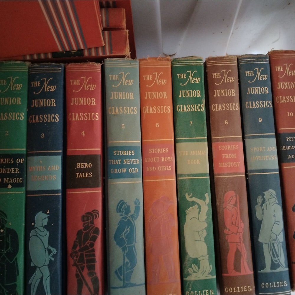 1959 vintage The New Junior Classics volumes 2-10